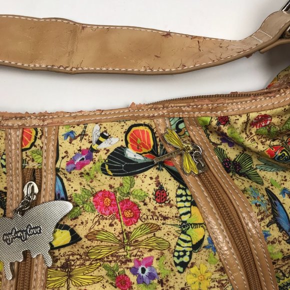 Vintage Y2K Boho Fairy Grunge Butterfly Shoulder Bag 2000s Purse - Picture 4 of 5